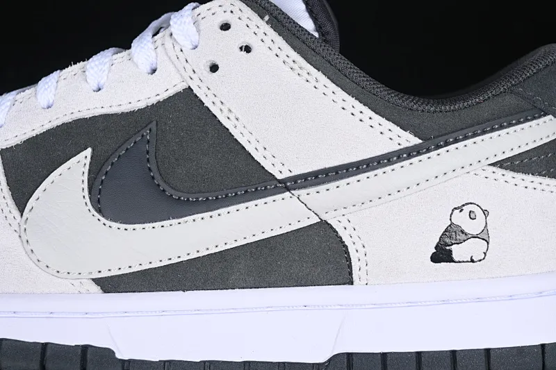 All categories Nk SB Dunk series Nk SB Dunk Low low-top sneakers Nk Dunk Low 85 double hook series White Gray Panda SB low-top sports and leisure sneakers HV1800-101